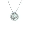 CADENA Y COLGANTE ORO 18 KILATES CON DIAMANTES