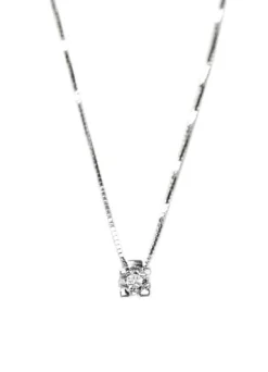 CADENA Y COLGANTE ORO 18 KILATES CON DIAMANTES