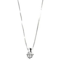 CADENA Y COLGANTE ORO 18 KILATES CON DIAMANTES
