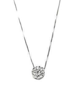 CADENA Y COLGANTE ORO 18 KILATES CON DIAMANTES