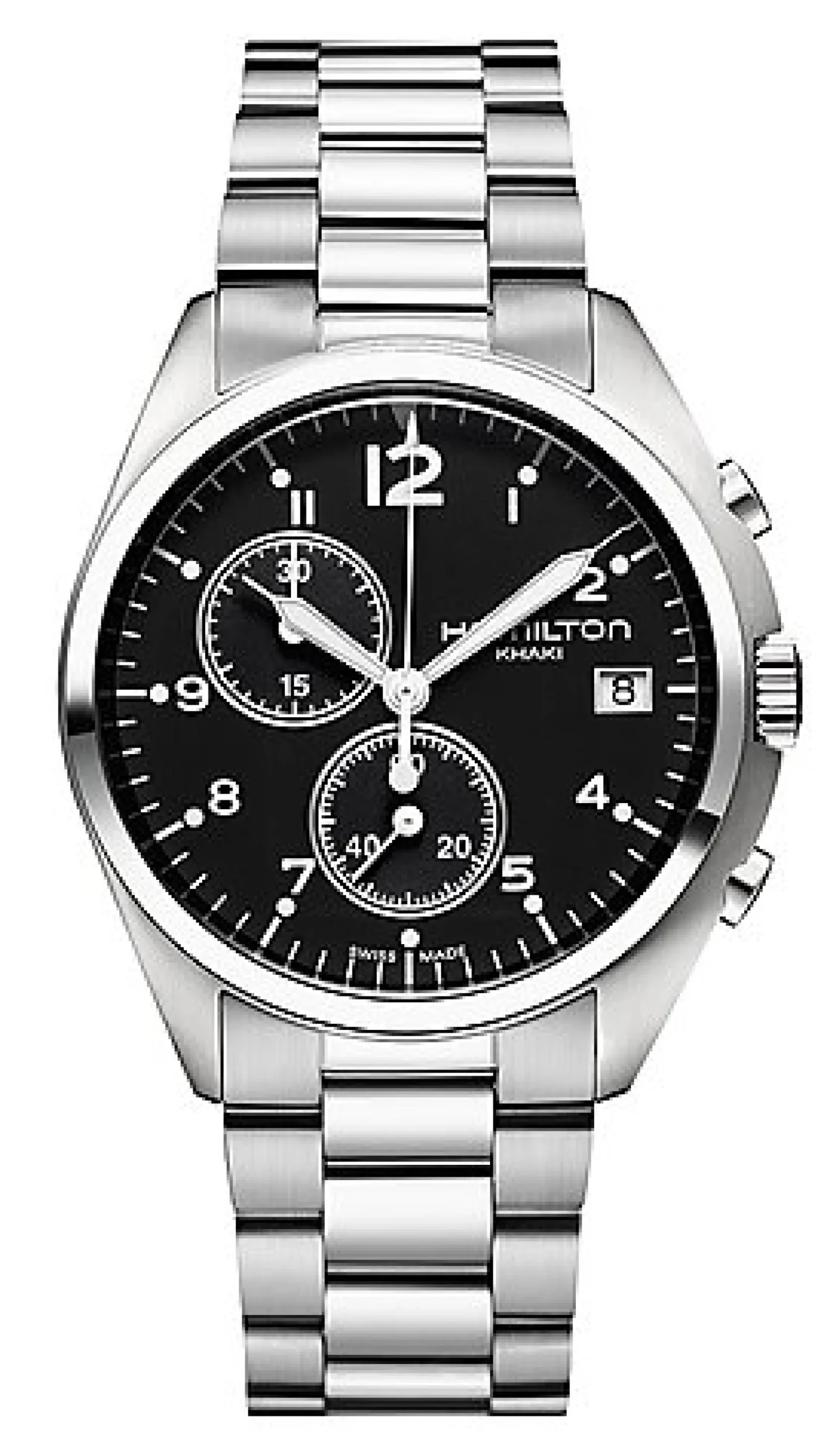 HAMILTON KHAKI AVIATION PILOT PIONEER CHRONO QUARTZ