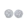PENDIENTES ORO 18 KILATES CON DIAMANTES