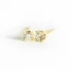 PENDIENTES ORO 18 KILATES CON DIAMANTES