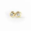 PENDIENTES ORO 18 KILATES CON DIAMANTES