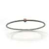 PULSERA ORO 18 KILATES BICOLOR CON DIAMANTES