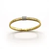 PULSERA ORO 18 KILATES BICOLOR CON DIAMANTES