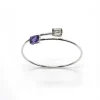PULSERA ORO 18 KILATES CON CUARZOS HIDROTERMALES